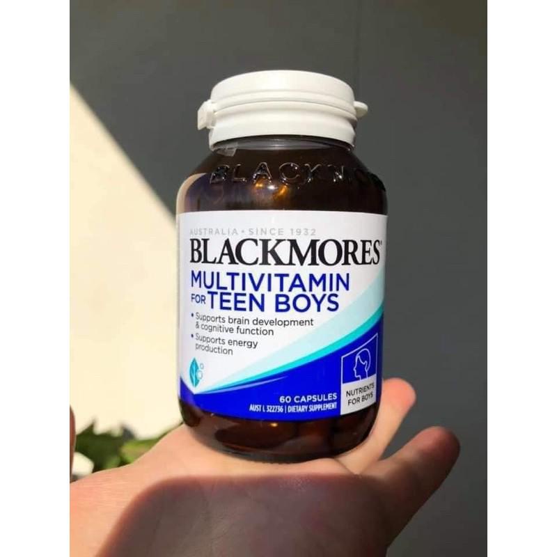 Viên uống vitamin tổng hợp cho bé trai Blackmores Multivitamin For Teen Boys - lọ 60 viên