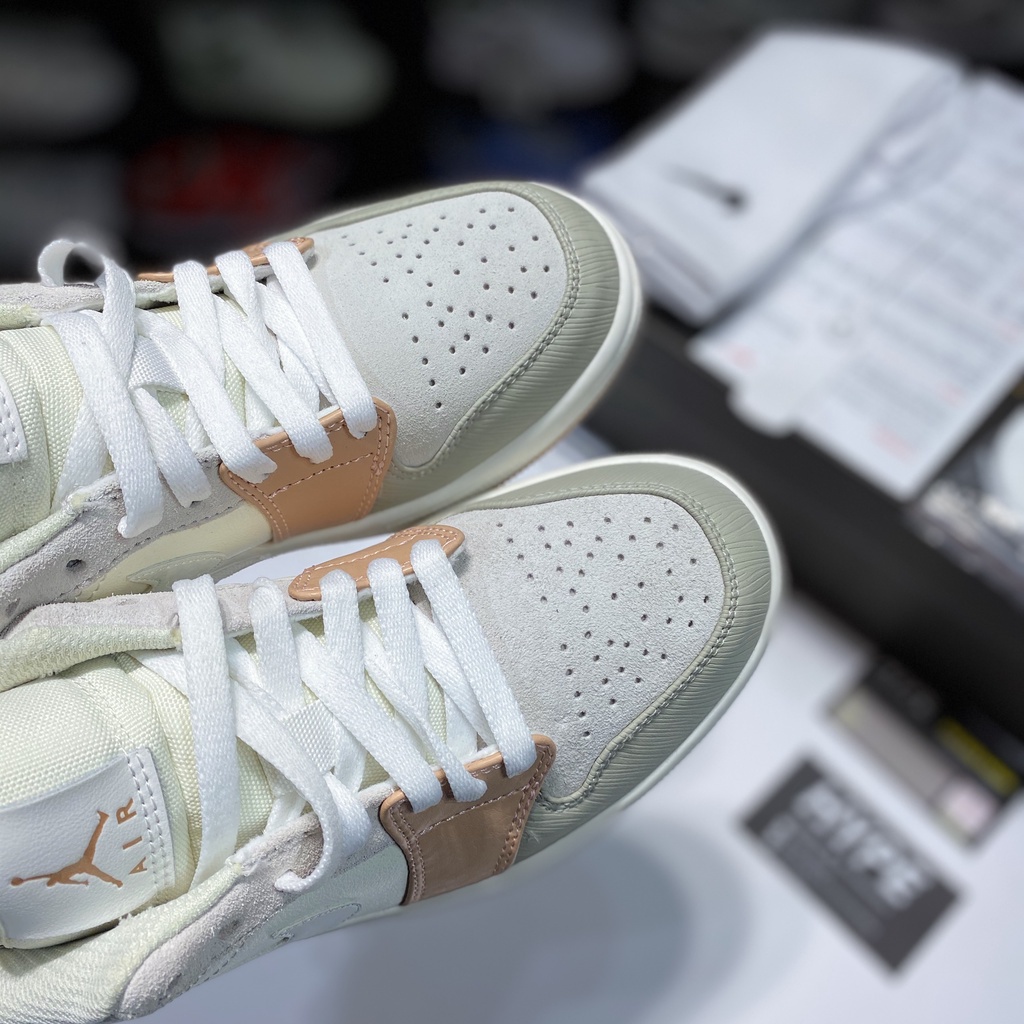 Giày thể thao Jordan 1 Low Milan cổ thấp siêu đẹp dành cho nam nữ, Giày JD 1 low milan màu hồng đất mới nhất 2021 | BigBuy360 - bigbuy360.vn