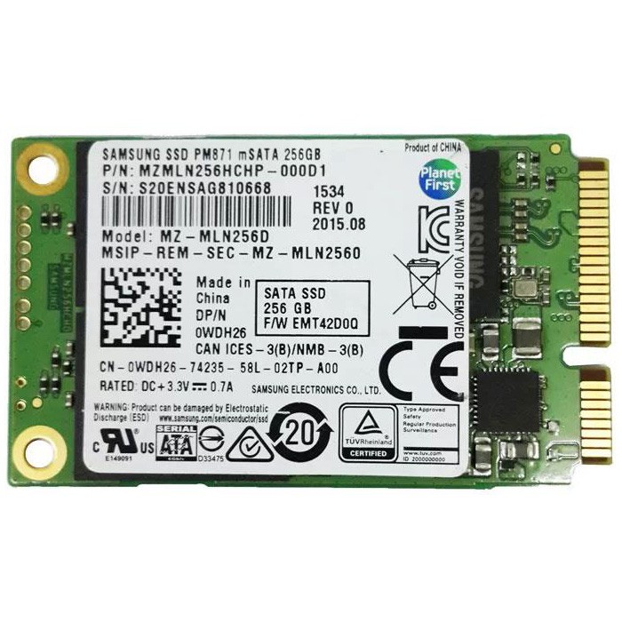 Ổ Cứng Ssd msata 128Gb 256Gb Samsung
