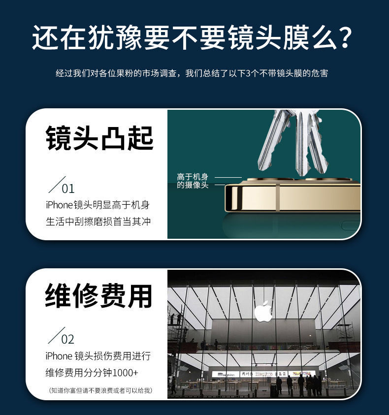 Ống Kính Bảo Vệ Nắp Đậy Ống Kính Ống Kính Dán Khung Kim Loại Apple12Ống Kính Phim12proỐng Kính Điện Thoại Di Động Bảo Vệ12promaxCamera SauminiỐng Kính Dán