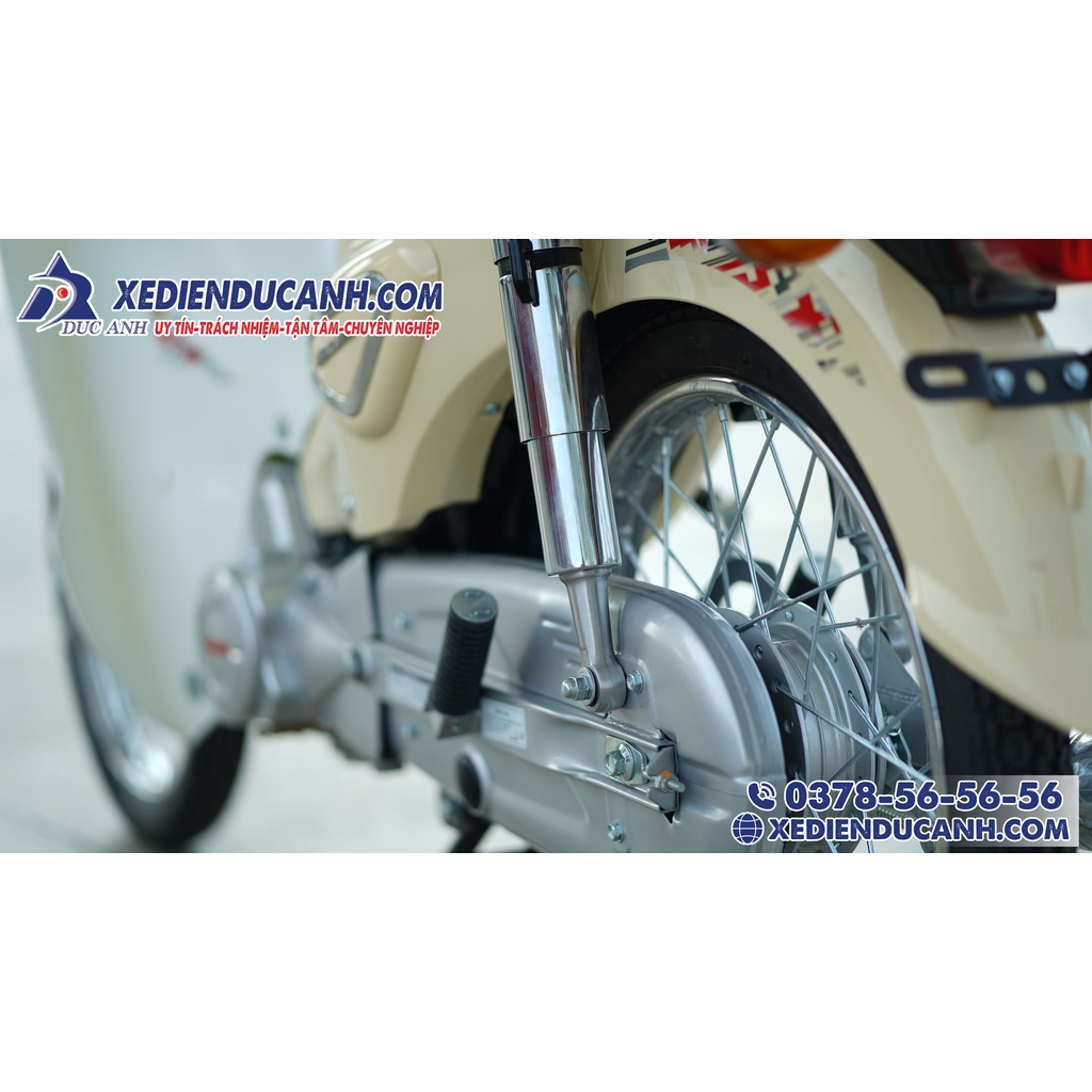 Xe số 50cc Cub 81 Halim new - vành nan hoa - 2021