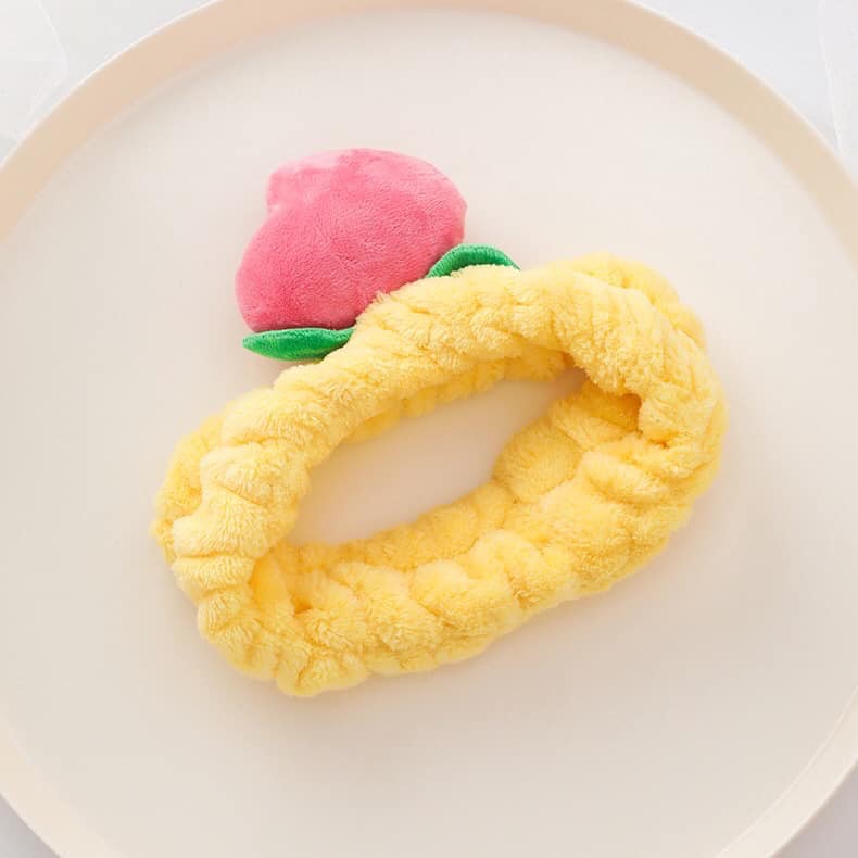 Băng đô rửa mặt hình trái đào xinh xắn