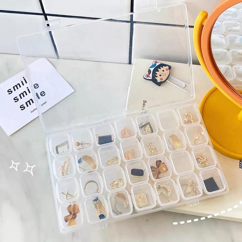 Hộp Đựng Thuốc / Trang Sức Trong Suốt Đa Năng