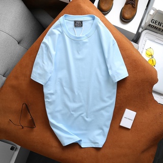 Áo thun ngắn tay cổ tròn Zara Man Basic trơn