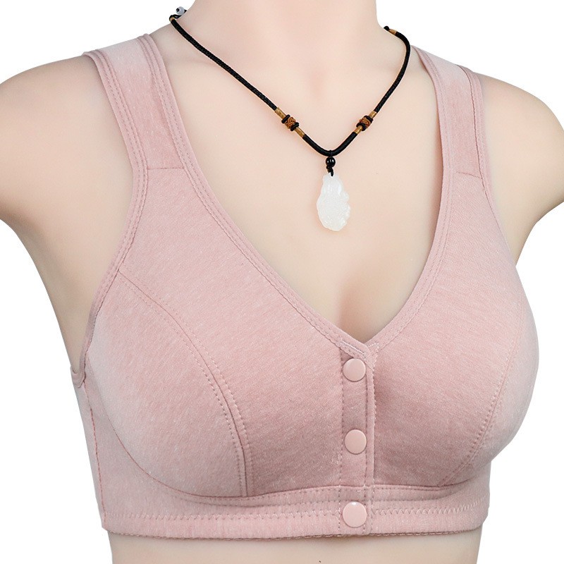 Áo ngực cotton mềm cài phía trước cho nữ