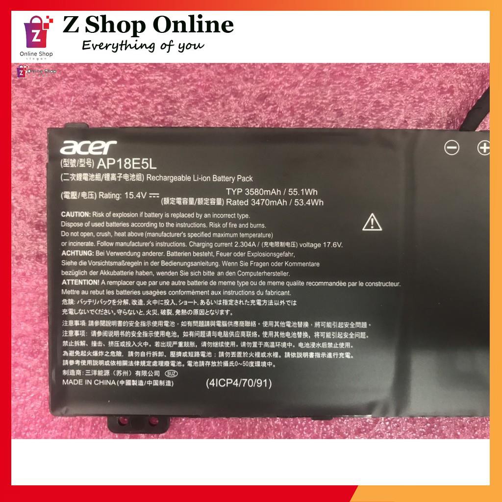 💖 Pin(battery) Laptop Acer Predator Helios 300 AP18E5L AP18E7M PH315 Original