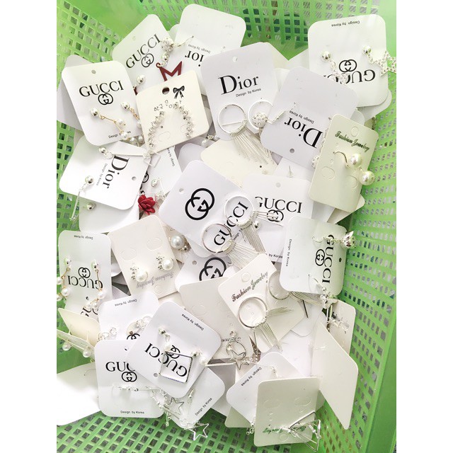 Combo 200 đôi khuyên tai ngẫu nhiên