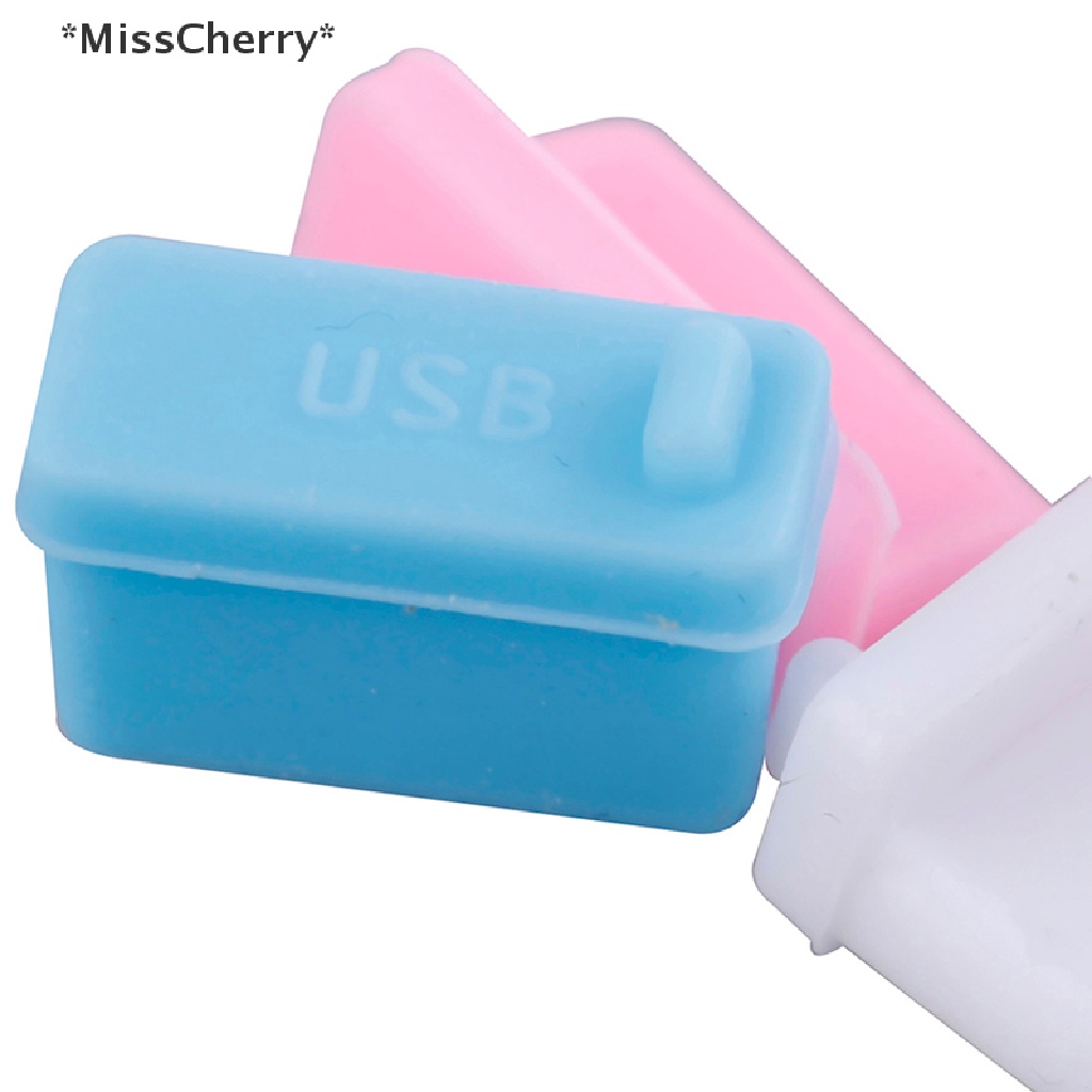Set 10 Nắp silicone Đậy Ổ Cắm usb Chống Bụi