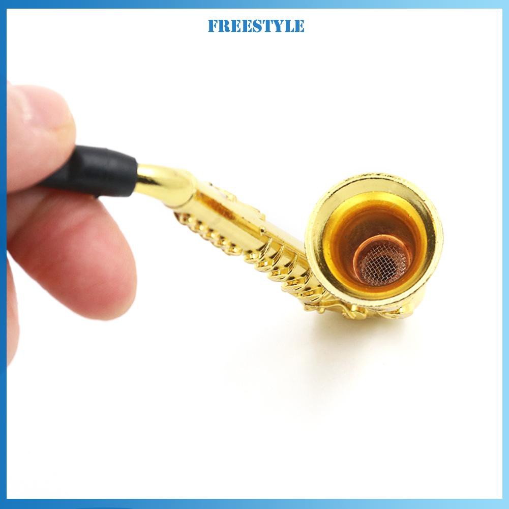 Tẩu Thuốc Lá Kim Loại Hình Kèn Saxophone Mini