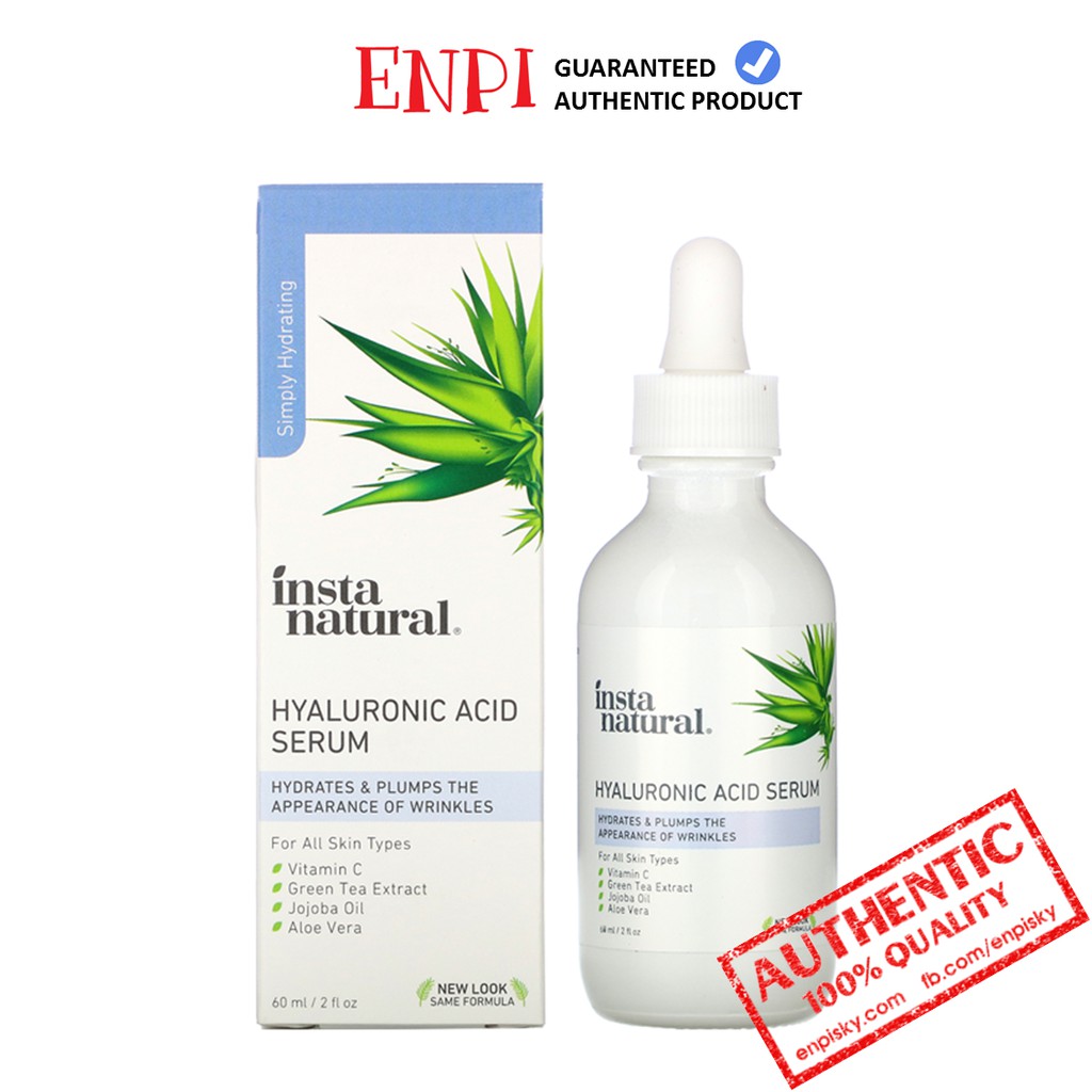 Tinh chất cấp ẩm InstaNatural Hyaluronic Acid Serum