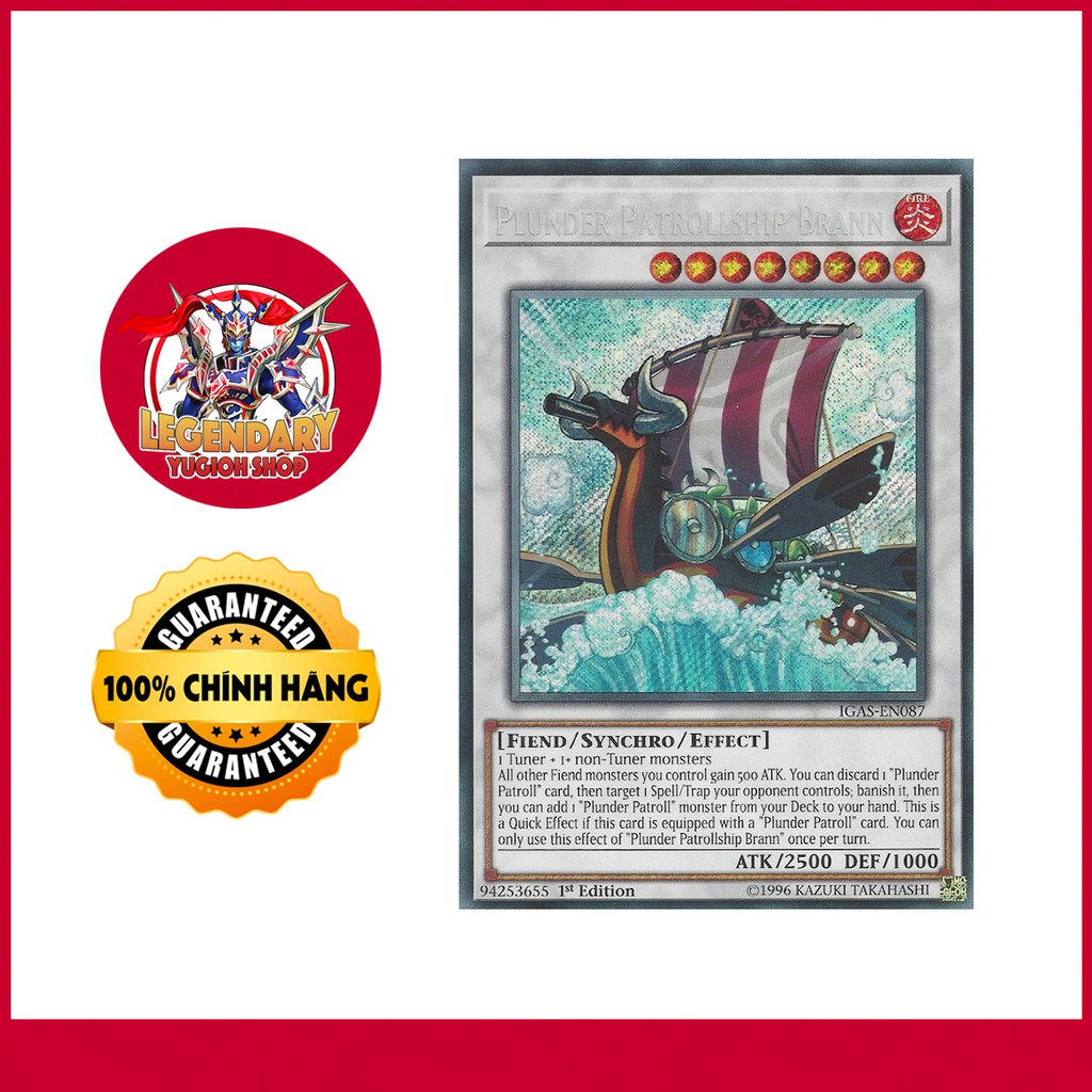 [Thẻ Bài Yugioh Chính Hãng] Plunder Patrollship Brann