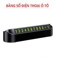 Bảng Số Điện Thoại Ô Tô Gắn Taplo Xe Hơi Có Dạ Quang (Sử Dụng khi dừng xe đỗ xe)