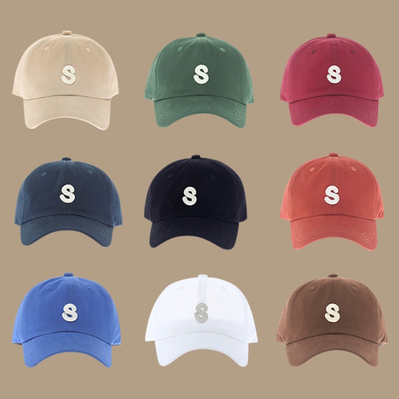 Mũ Lưỡi Trai Unisex Thêu Chữ S