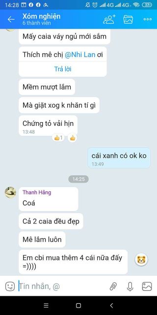 Váy ngủ lanh lụa hai dây cao cấp màu xanh thương hiệu MRS.SONG - Order