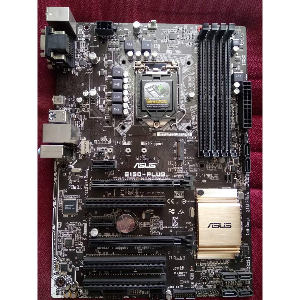 MAINBOARD ASUS B150 PLUS DDR4 Chính Hãng