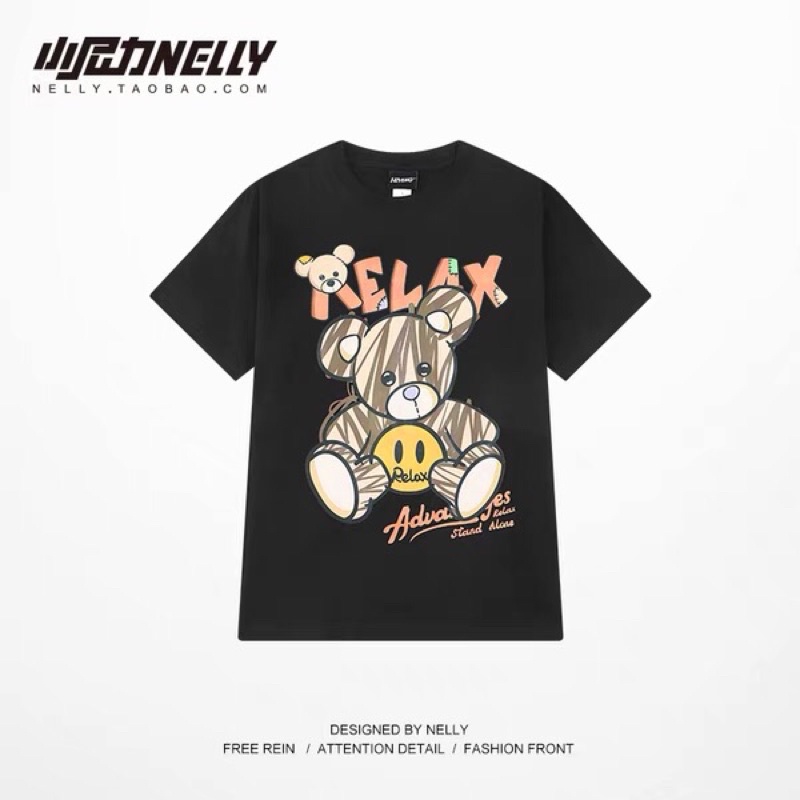 Áo phông nelly heybig (có sẵn) gấu relax