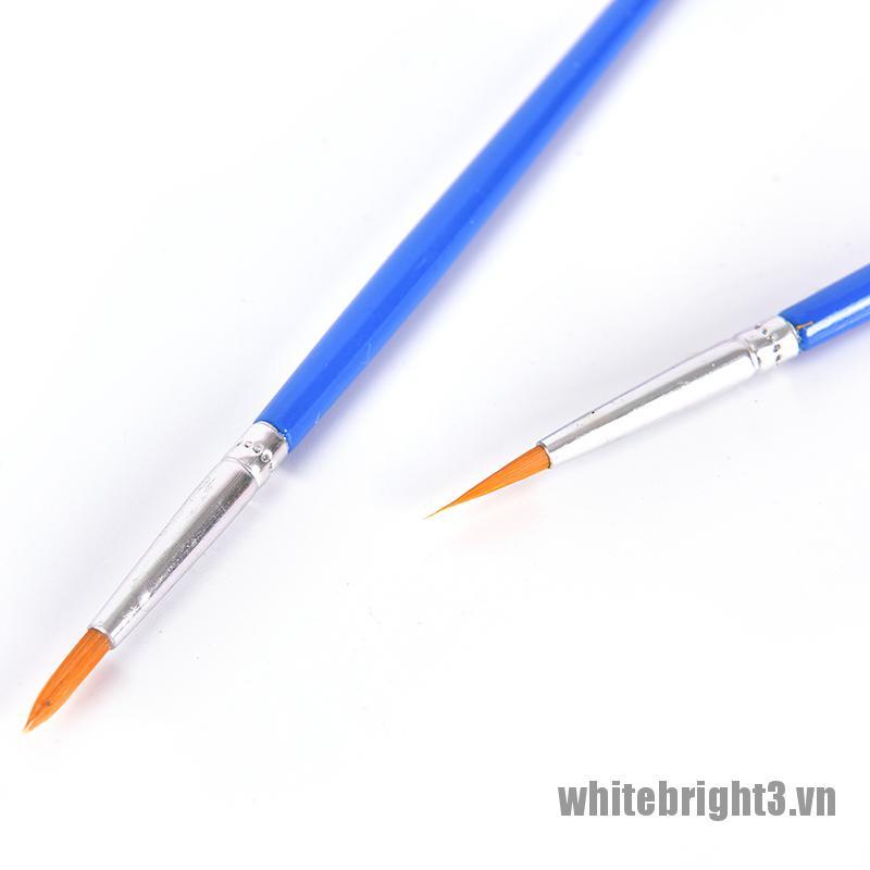 Bộ 10 Cọ Vẽ Màu Nước Đầu Tròn