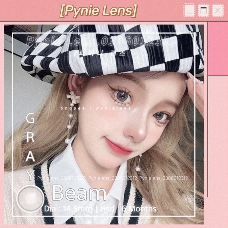 🤍 ℒℯ𝓃𝓈 ℬℯ𝒶𝓂 𝒢𝓇𝒶𝓎 🖤 Mẫu lens double sự xinh đẹp, em này giãn tròng to viền mỏng và long lanh mắt ướt luôn ạ | Pynielens ✨