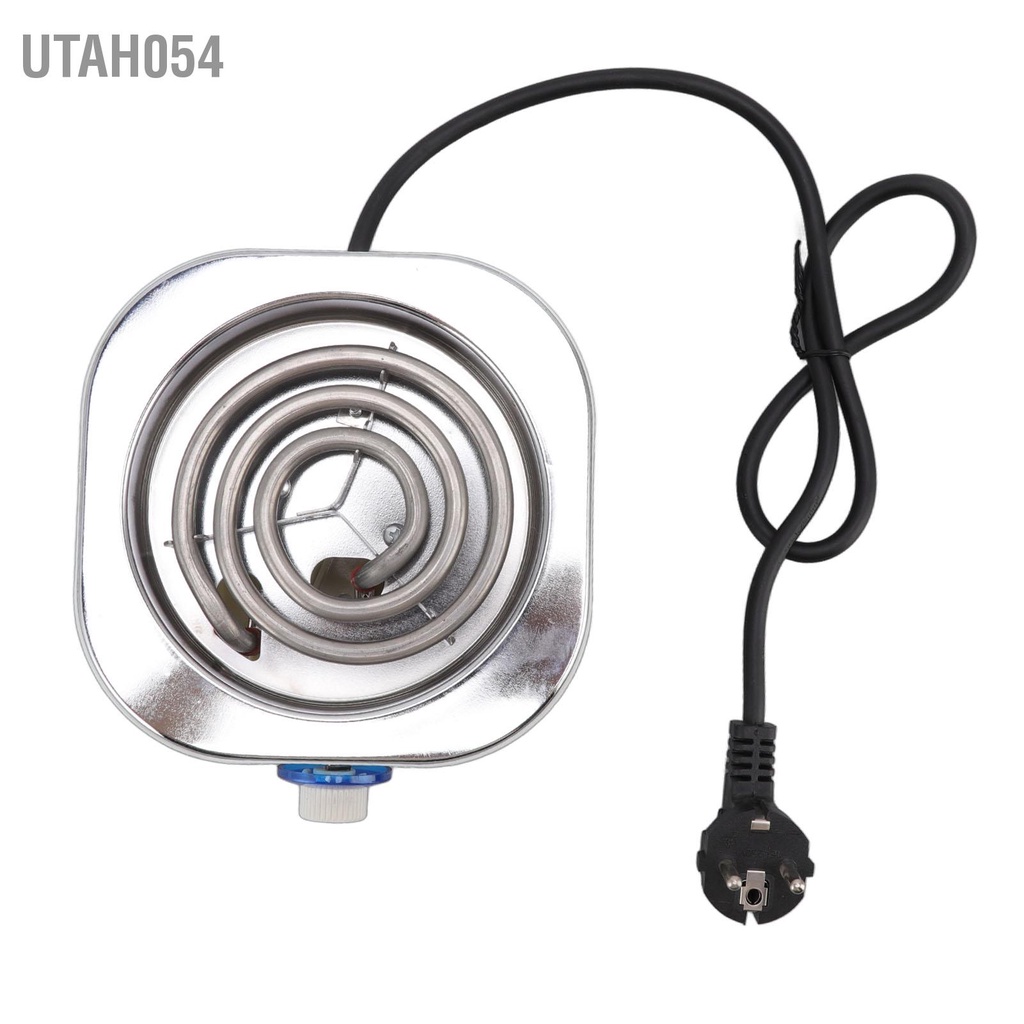 [Hàng Sẵn] Bếp điện Đơn Mini di động 500W An toàn EU Plug 220-240V Nấu trà / Cà phê【Utah054】