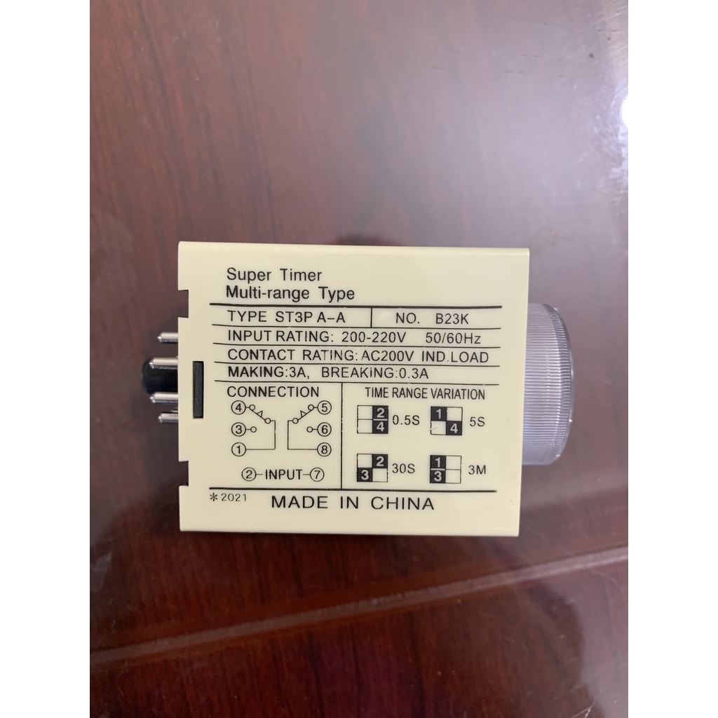 Rơ le thời gian BERM  ST3P A-A