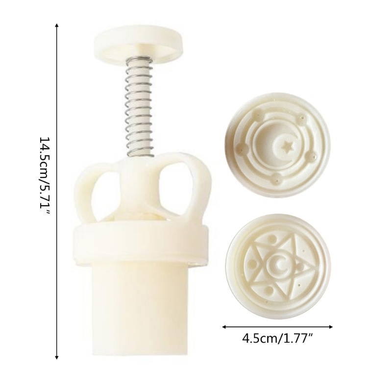 Aoto Khuôn Làm Bánh Trung Thu Bằng Nhựa 50g Chủ Đề Cô Gái Làm Đẹp Cho Trung Thu