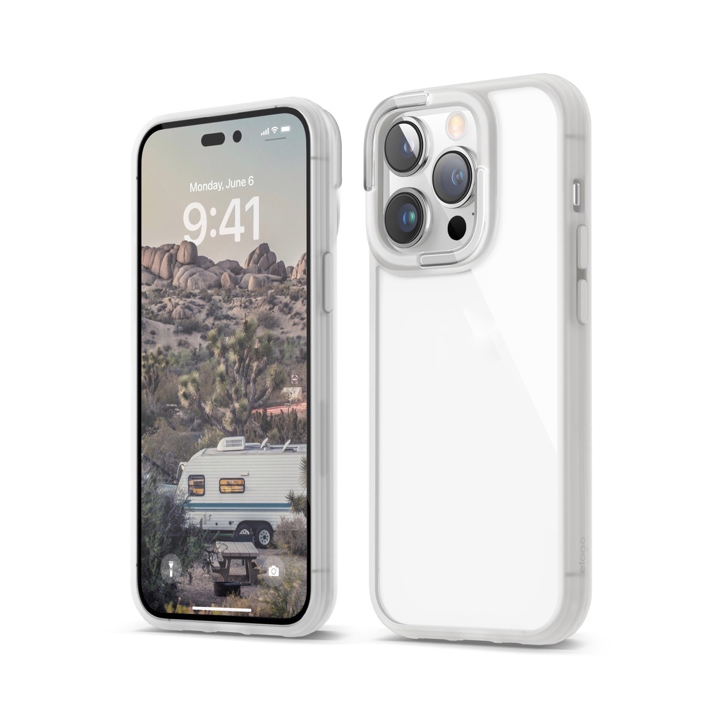Ốp lưng Elago Dual Case cho iPhone 14/ 14 Plus/ 14 Pro/ 14 Promax Bảo Vệ 2 Lớp Chuẩn Quân Đội, Chống Ố Vàng