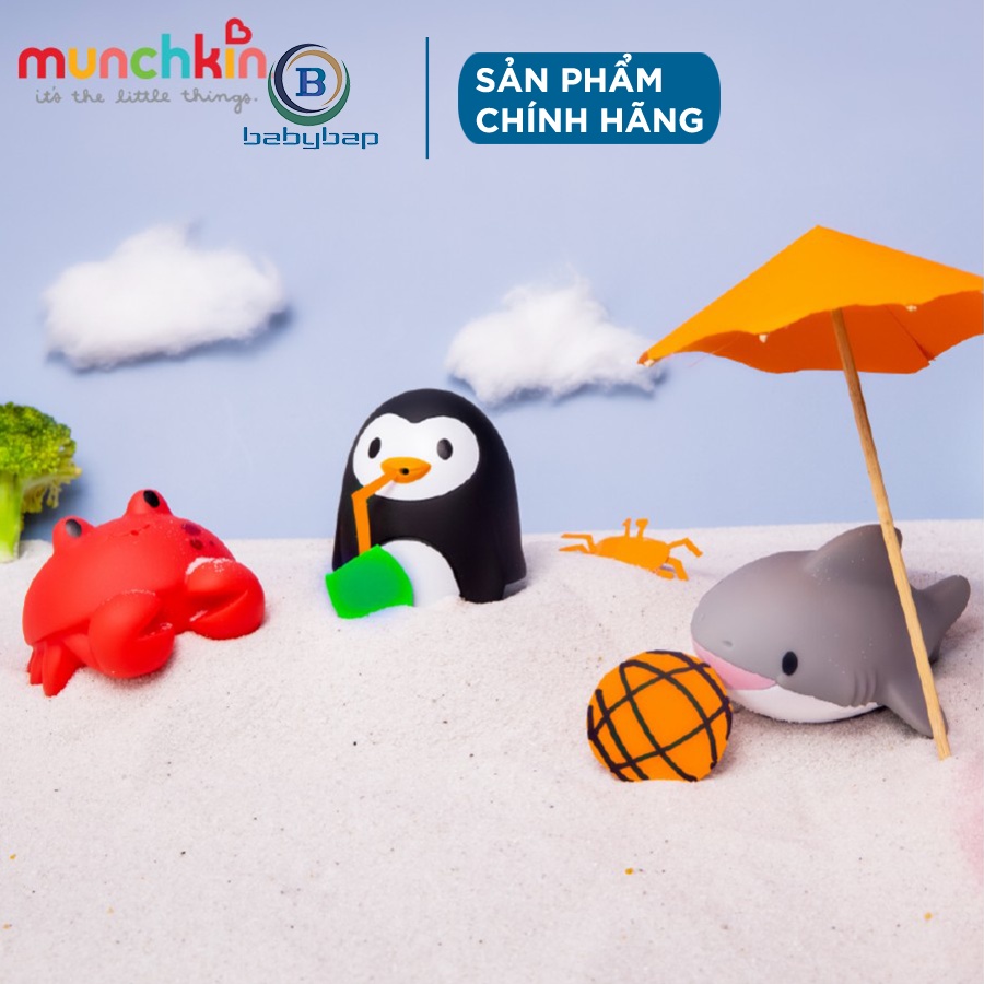 Bộ 8 Sinh Vật Biển Munchkin Phù Hợp Với Bé Từ 9 Tháng Tuổi Trở Lên