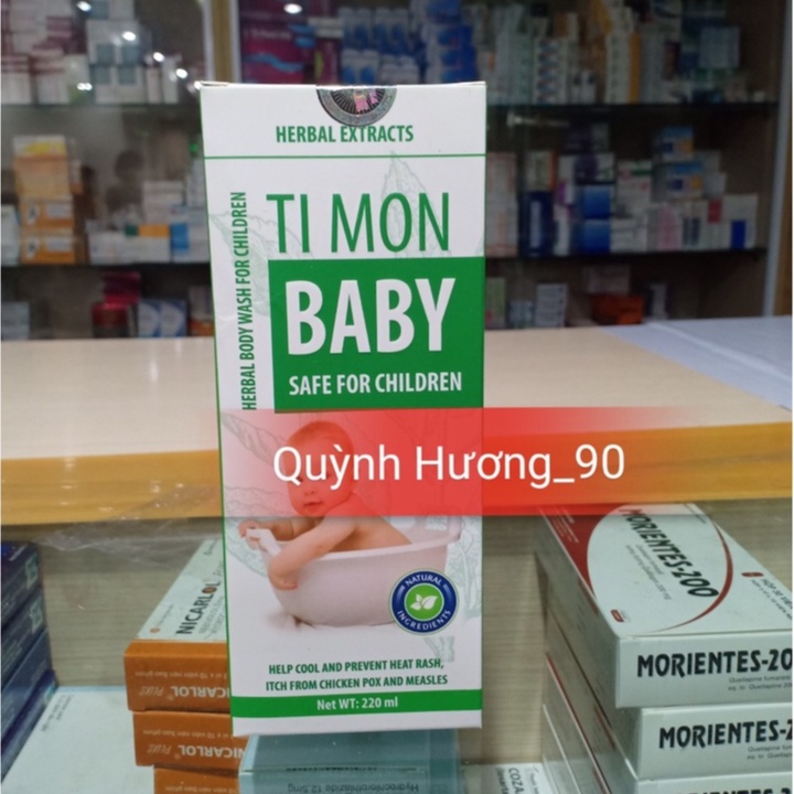 Nước tắm thảo dược TI MOM BABY an toàn cho bé