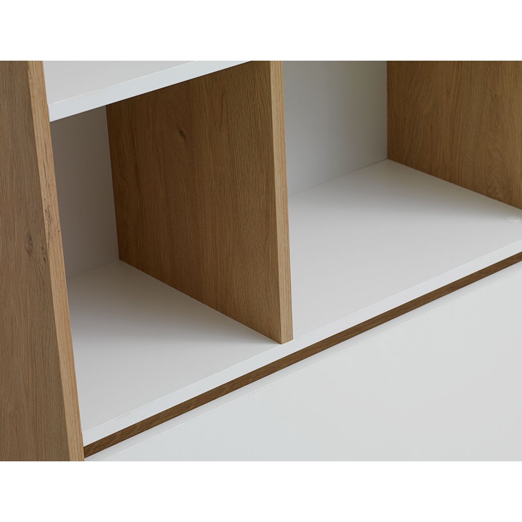 Kệ sách | JYSK Billund | gỗ công nghiệp | nhiều màu | R80xS33xC160cm