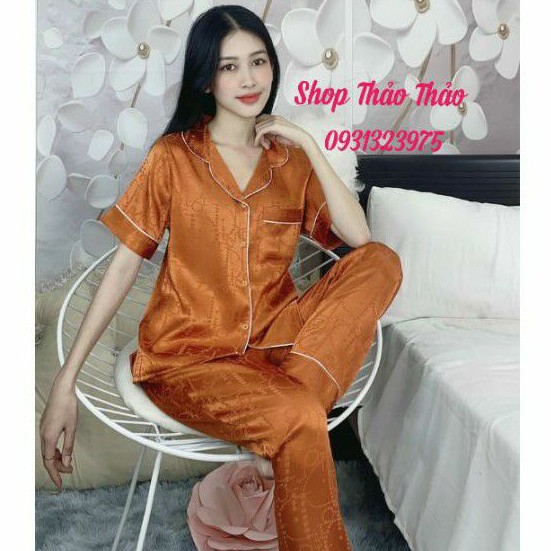 Đồ Bộ Pijama - Đồ Bộ Mặc Nhà Gấm Cao Cấp Có Size 3XL🌸Giảm 10K Đơn 200K | BigBuy360 - bigbuy360.vn