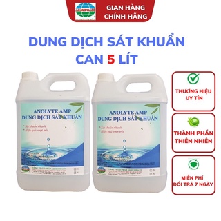 Nước sát khuẩn tay Anolyte AMP -Dung dịch khử khuẩn can 5 lít