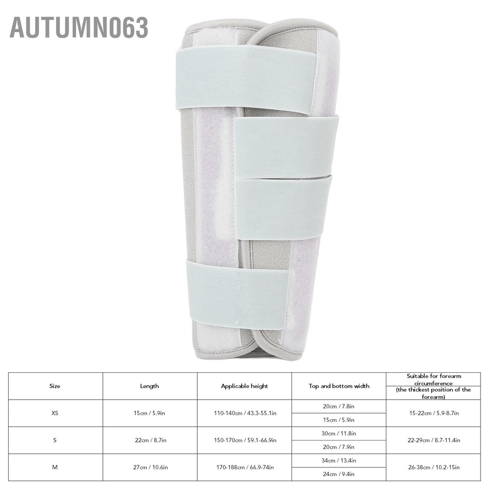 Nẹp hỗ trợ cẳng tay 3 tấm thép Bảo vệ cố định bị thương cho trẻ em Người lớn Autumn063