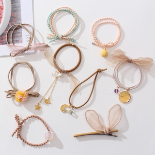 Set 9 dây buộc tóc xinh xắn dành cho nữ