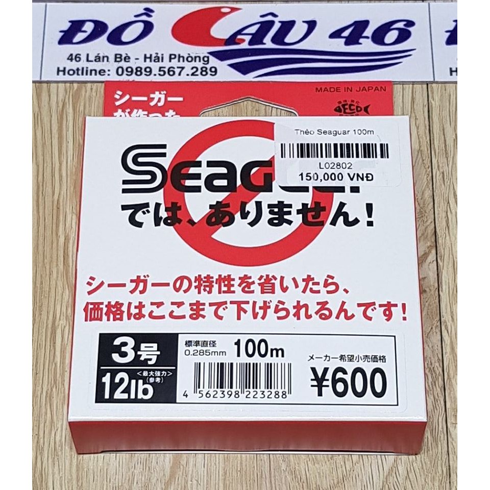 Cước Fluorcacbon Ikada Seaguar 100m