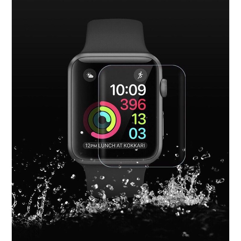 Miếng Dán Màn Hình Đồng Hồ Apple Watch PPF Trong Suốt Size 38 40 42 44