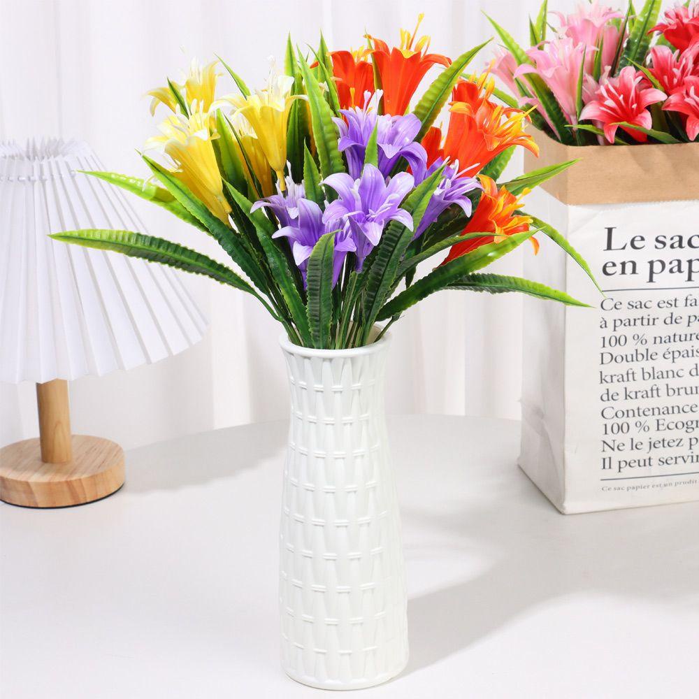 Bó Hoa Tử Đinh Hương 7 Lá Nhiều Màu 33cm Trang Trí Nhà Cửa Tiệc Cưới