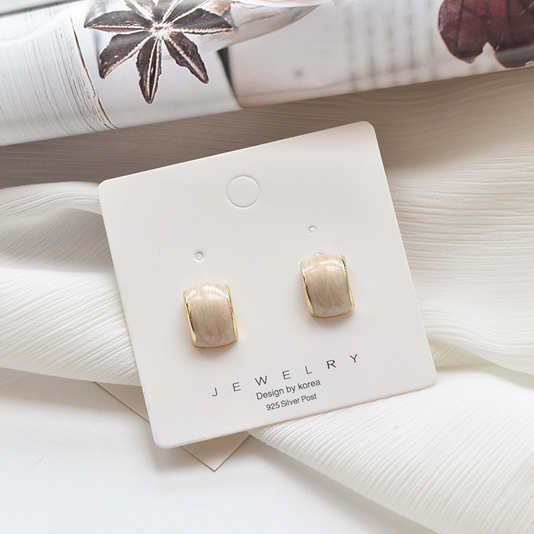 Khuyên tai kẹp không bấm lỗ chốt cố định K098 bằng hợp kim mạ vàng hình chữ C dáng ngắn Leous Accessories