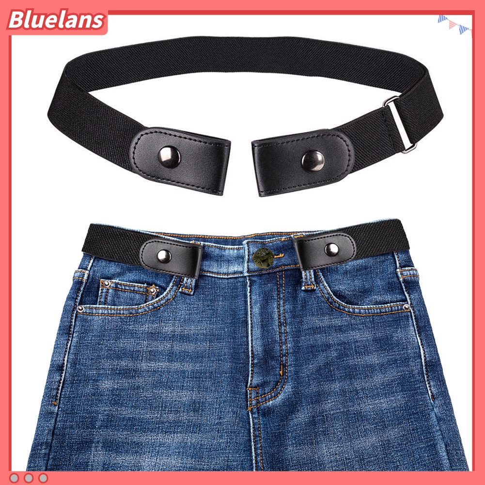 Dây Đai Thắt Lưng Co Giãn Túm Lưng Quần Jean Cho Nam Nữ