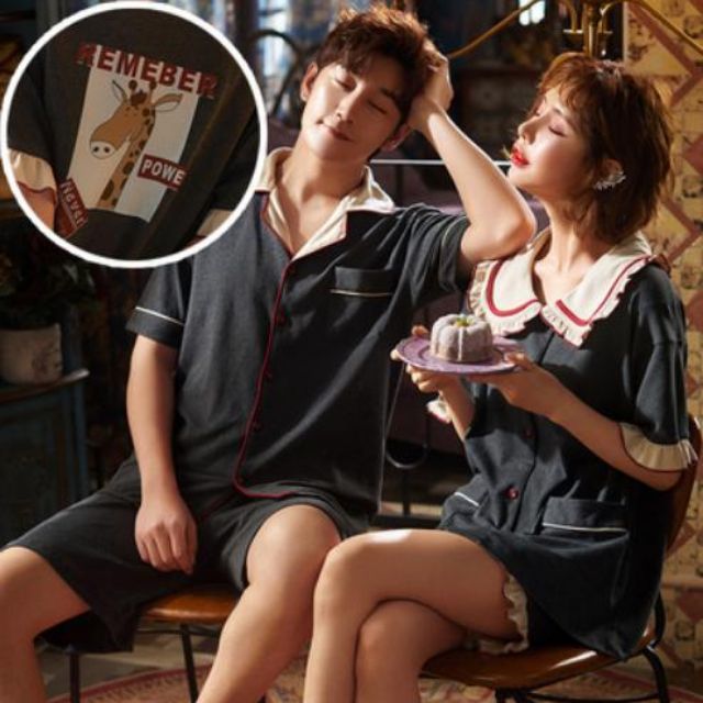 [SẴN ] Bộ ngủ nữ mùa hè ngắn tay