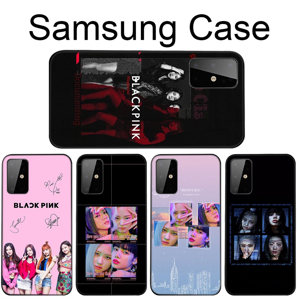 Ốp lưng hình nhóm BLACKPINK cho Samsung Galaxy J8 J6 J4 Plus A2 Core A9 A8 A7 2018