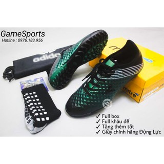 .e [ FREE SHIP ] Giầy đá bóng Mitre 180204B màu xanh rêu chính hãng ( giầy bóng đá sân nhân tạo đế TF , AS ) ..