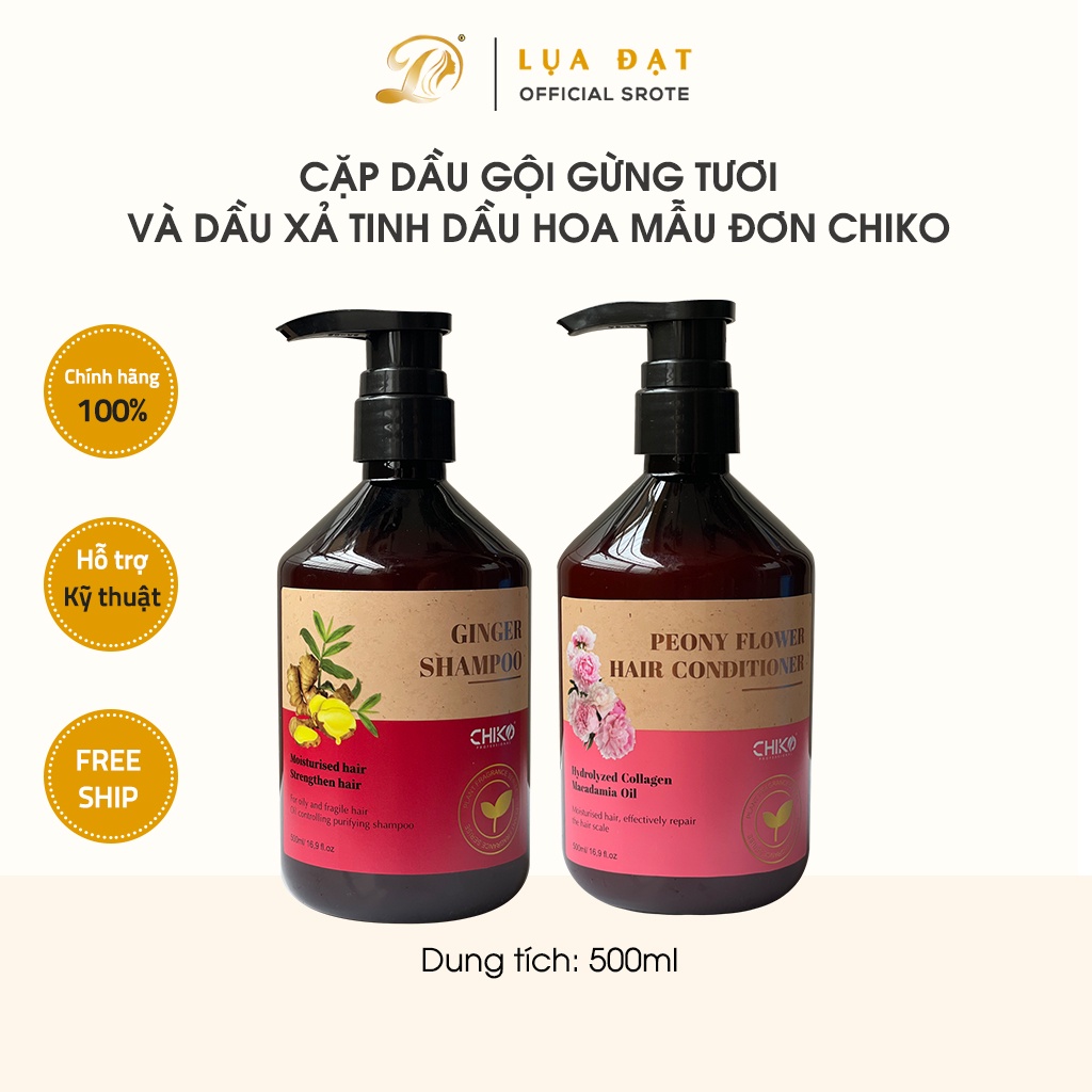 Dầu cặp  dược liệu CHIKO ngừa gàu, chăm sóc da đầu từ thiên nhiên 500 ml