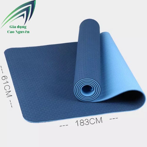 [❤️ XẢ LỖ ❤️]Thảm tập YOGA Chống Trượt, Thảm Tập GYM tại nhà tập thể dục .Chất liệu TPE- Cao Su Non(6mm,8mm,10mm)