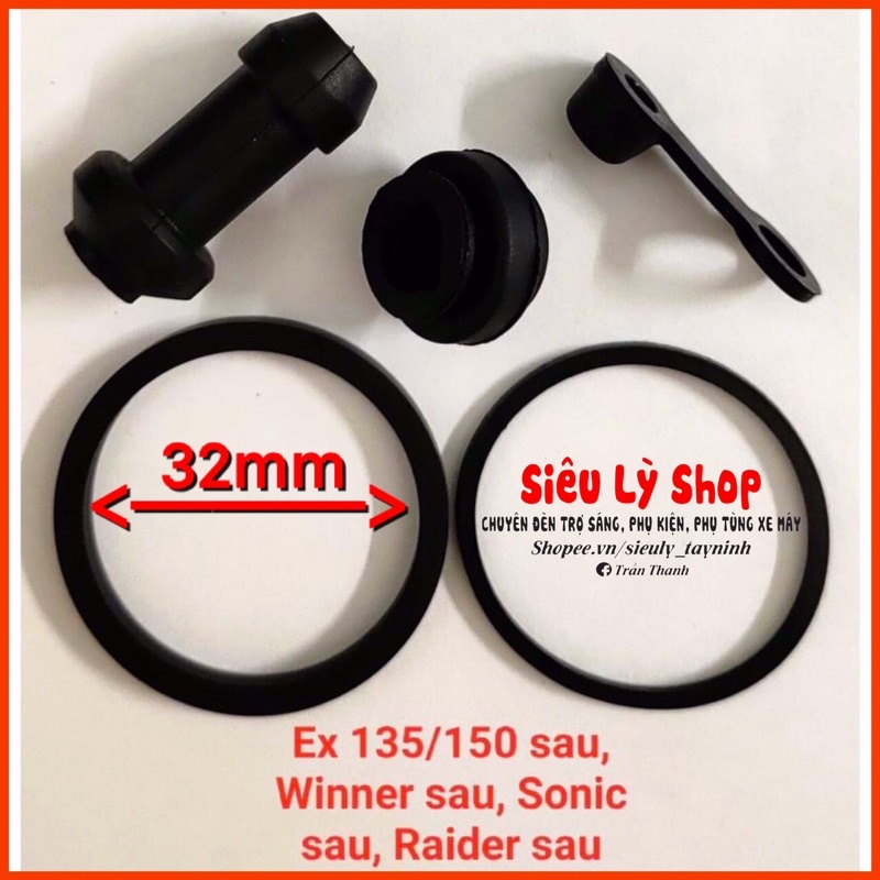 Sim phốt piston heo dầu sau Ex, Winner, Sonic, Raider