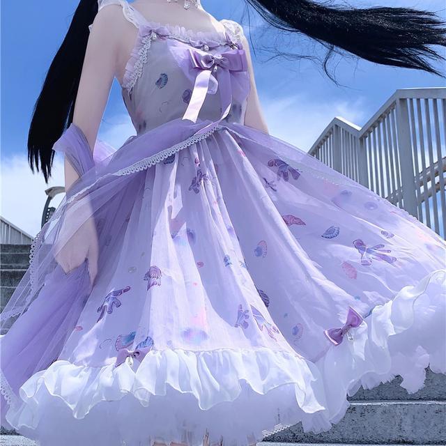 Đầm Thiết Kế Phong Cách Lolita Nhật Bản Độc Đáo Xinh Xắn