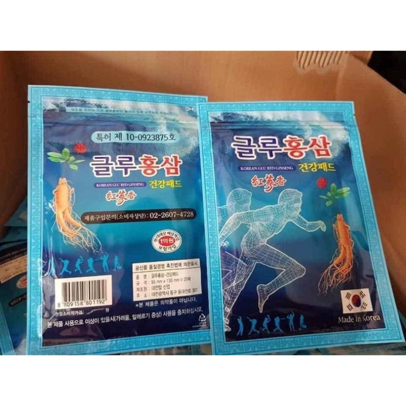 Miếng cao dán hồng sâm Hàn Quốc chính hãng | BigBuy360 - bigbuy360.vn