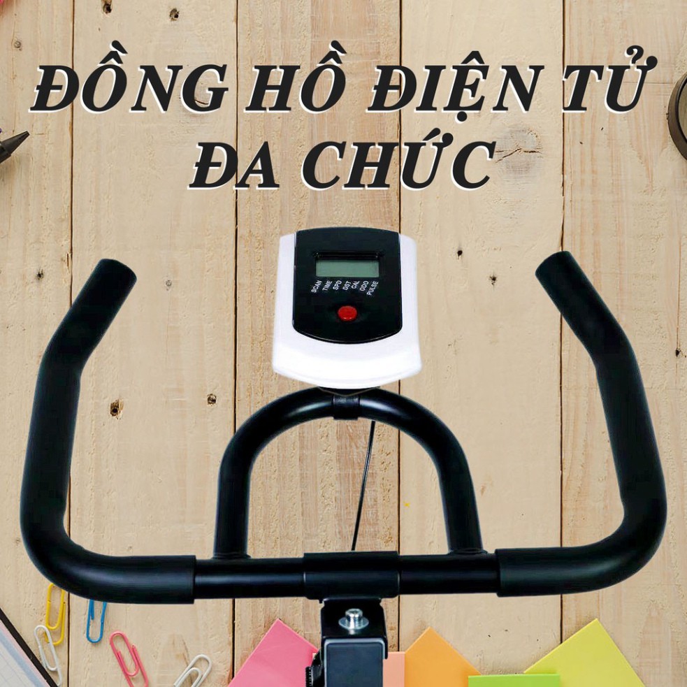 XE ĐẠP TẬP GYM TỔNG HỢP TẠI NHÀ SPINING GH - 707 - TẶNG KÈM BÌNH GIỮ NHIỆT  - THIẾT KẾ SANG TRỌNG- CHỨC NĂNG THÔNG MINH