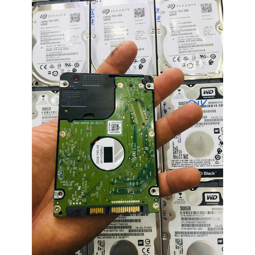 Ổ cứng HDD Laptop 500Gb 7200rpm 5400rpm slim  Sata 2.5" chính hãng