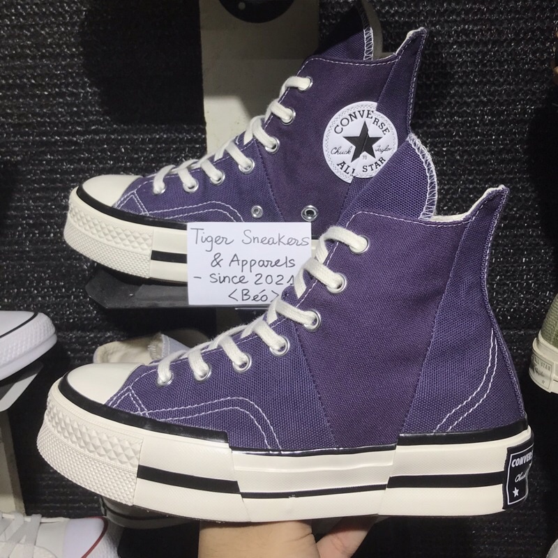 Tiger Sneakers - Giày Converse 1970s Plus Canvas chính hãng cổ cao màu tím | A00866C
