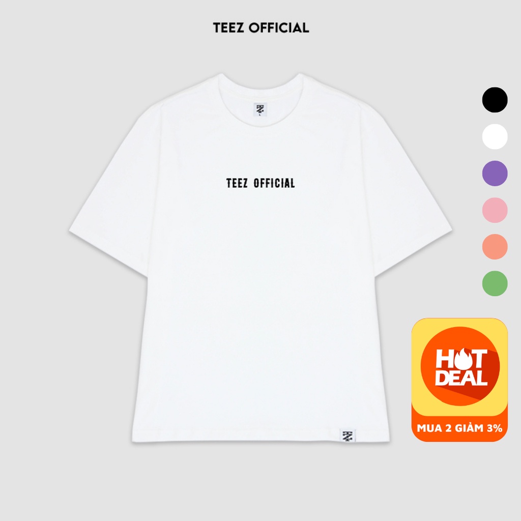 Áo Thun Unisex Nam Nữ TEEZ - TZ1022 Form Rộng Tay Lỡ Freesize